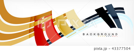 Minimal line design abstract background 43377504