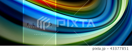 Fluid colors abstract background colorful poster, twisted liquid design on black, colorful marble or Fluid colors abstract background colorful poster, twisted liquid design on black, colorful marble or 43377851
