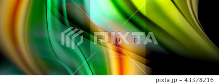 Rainbow fluid abstract shapes, liquid colors design, colorful marble or plastic wavy texture Rainbow fluid abstract shapes, liquid colors design, colorful marble or plastic wavy texture 43378216