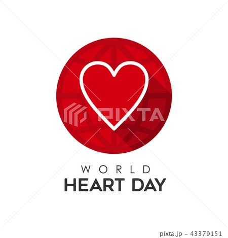 World Heart Day typography quote sign for health World Heart Day typography quote sign for health 43379151