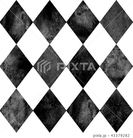 Black and white argyle seamless pattern background 43379282
