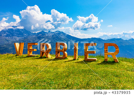 Summer in Verbier, Alps Mountains, Switzerland 43379935