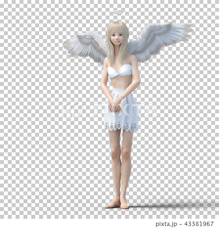 リアルな天使　perming3DCG　イラスト素材 43381967