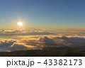 磐梯吾妻スカイライン桶沼、雲海と太陽 43382173