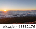 磐梯吾妻スカイライン桶沼から日の出、雲海 43382176