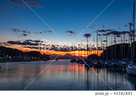 諸磯湾の夕景 43382895