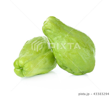 Chayote on white background 43383294