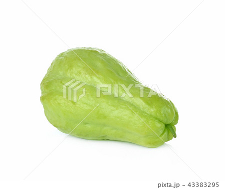 Chayote on white background 43383295