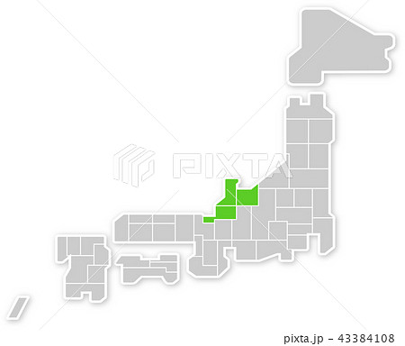 北陸地方と日本列島 43384108