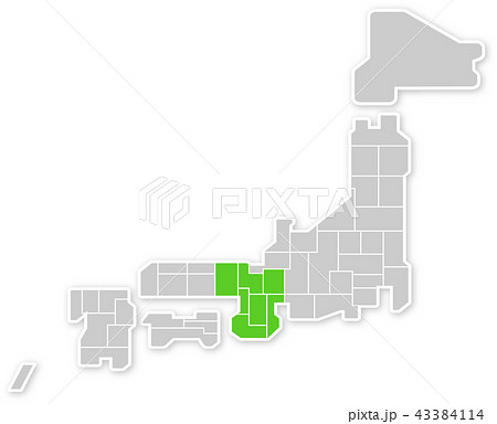 近畿地方と日本列島 近畿地方と日本列島 43384114