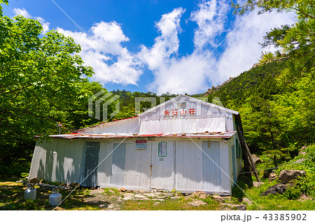 赤石山系、赤石山荘(愛媛県新居浜市別子山)※作品コメント欄に撮影位置あり 赤石山系、赤石山荘(愛媛県新居浜市別子山)※作品コメント欄に撮影位置あり 43385902