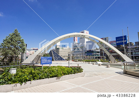 豊橋駅前　東口都市風景 43386228