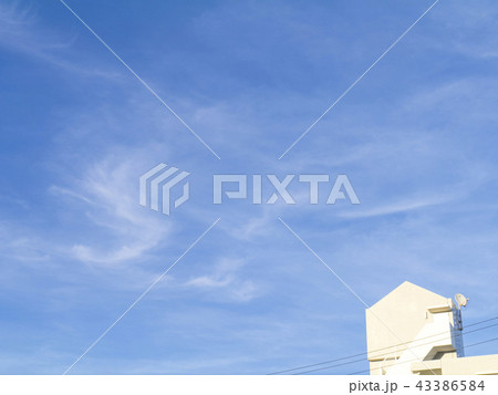 空と高層マンション 43386584
