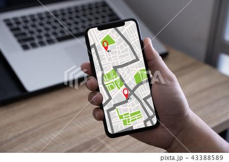 GPS Map to Route Destination network connection 43388589