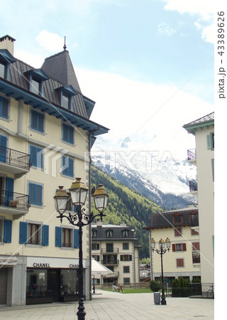 シャモニーの街並み 43389626