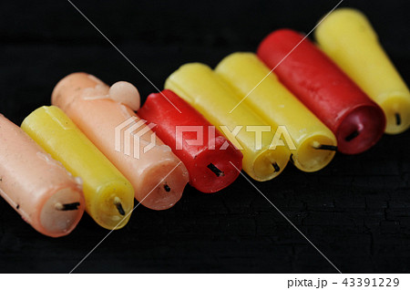 colorfull cinder from candles colorfull cinder from candles 43391229