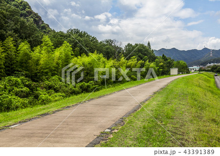 岐阜県 坂祝町 木曽川 日本ライン 自転車道 岐阜県 坂祝町 木曽川 日本ライン 自転車道 43391389