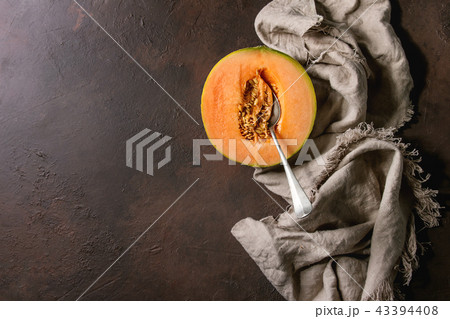 Half of Cantaloupe melon 43394408