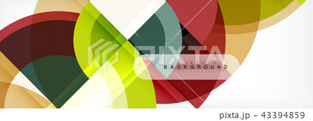 Vector circular geometric abstract background Vector circular geometric abstract background 43394859