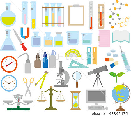 Science Set Stock Illustration