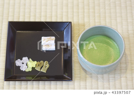 抹茶 和菓子 お茶菓子 茶道 お茶 抹茶 和菓子 お茶菓子 茶道 お茶 43397507