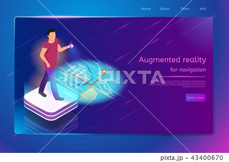 Navigation in Augmented Reality Service Web Banner Navigation in Augmented Reality Service Web Banner 43400670