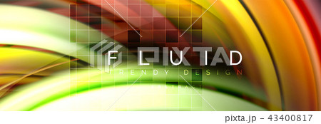 Flowing glowing color motion concept, trendy abstract layout template for business or technology Flowing glowing color motion concept, trendy abstract layout template for business or technology 43400817