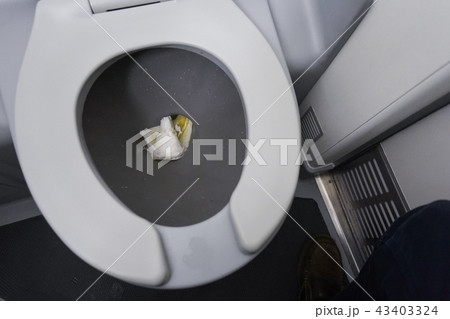 飛行機の中のトイレ 43403324