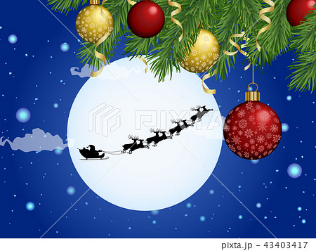 クリスマスイメージのイラスト素材 43403417 Pixta