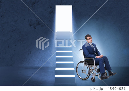 Accessibility concepth with wheelchair for disabled Accessibility concepth with wheelchair for disabled 43404021