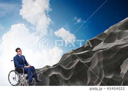 Accessibility concepth with wheelchair for disabled Accessibility concepth with wheelchair for disabled 43404022