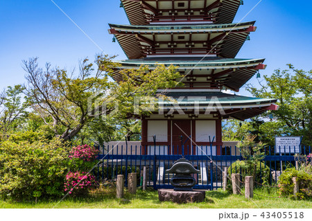 (静岡県)沼津市香貫山の慰霊平和塔・五重塔 (静岡県)沼津市香貫山の慰霊平和塔・五重塔 43405518