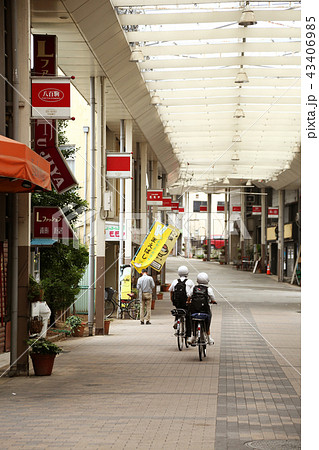 前橋 中央通り商店街の写真素材