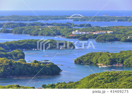 晴天下の英虞湾 43409275