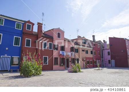 ブラーノ島　街並み 43410861