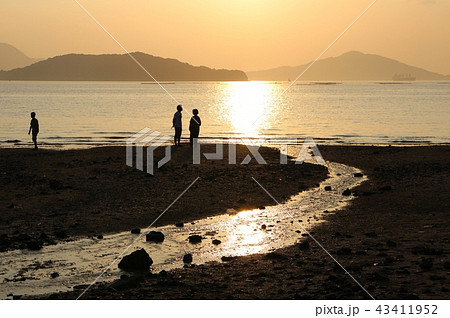 大見海岸の夕景 大見海岸の夕景 43411952