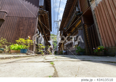 青石畳通り -美保神社から仏谷寺に至る石畳- 青石畳通り -美保神社から仏谷寺に至る石畳- 43413510