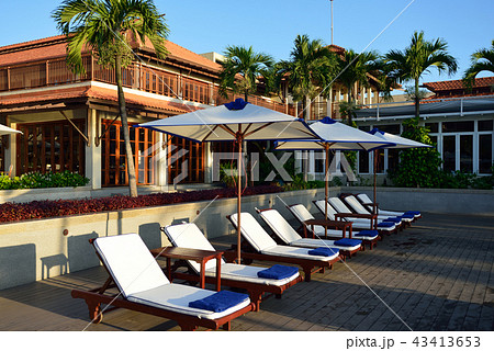 ベトナム ダナン ビーチリゾートホテルの写真素材