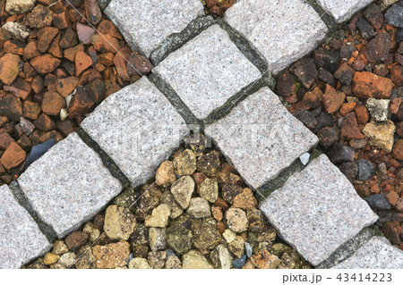 庭の敷石 43414223