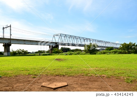 多摩川児童公園 京王多摩川駅 の写真素材