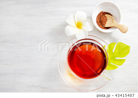 ノンカフェイン・カフェインレスのルイボスティー。オーガニック・美容効能。 43415407