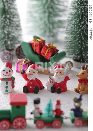 クリスマスイメージ サンタがやってくる クリスマスイメージ サンタがやってくる 43416234