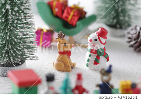 クリスマスイメージ サンタがやってくる クリスマスイメージ サンタがやってくる 43416251