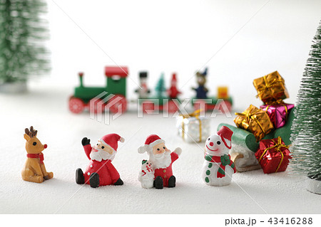 クリスマスイメージ サンタがやってくる クリスマスイメージ サンタがやってくる 43416288