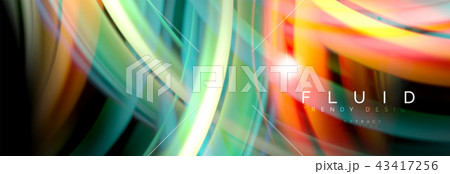 Flowing glowing color motion concept, trendy abstract layout template for business or technology Flowing glowing color motion concept, trendy abstract layout template for business or technology 43417256