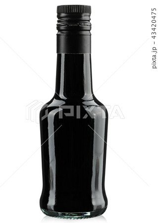 black bottle with sauce black bottle with sauce 43420475