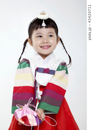 女の子 韓服 韓国人 43420711