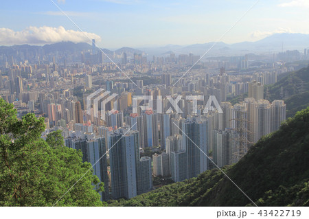 Kowloon skyline part of west Kowloon side Kowloon skyline part of west Kowloon side 43422719