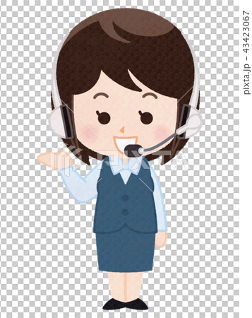 電話接線員女人 電話接線員女人 43423067