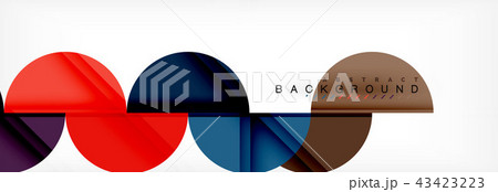 Semi circle abstract background, modern geometric pattern design. Business or technology 43423223